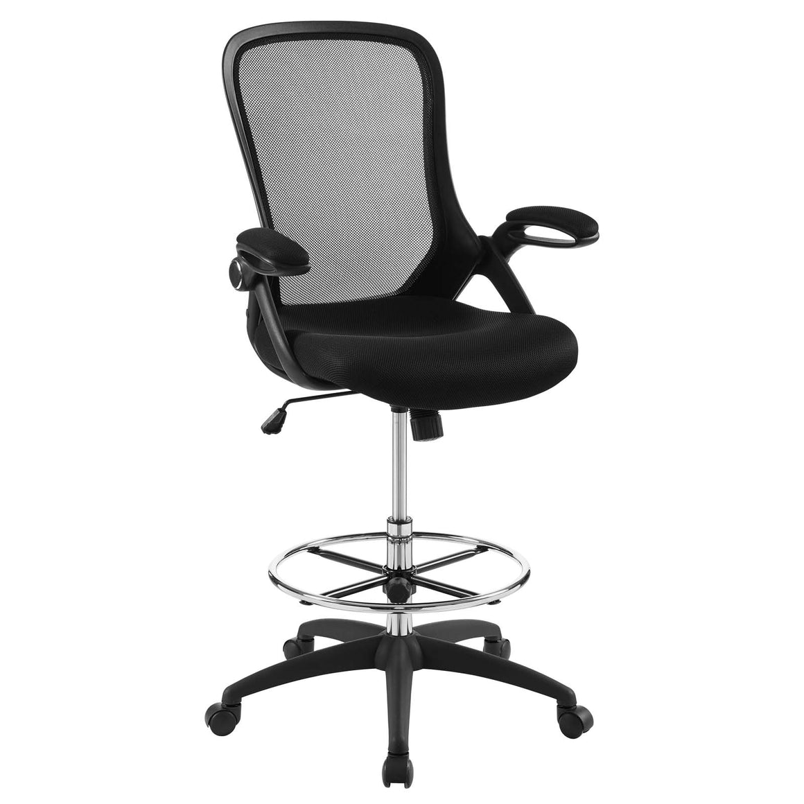 Assert Mesh Drafting Chair in Black