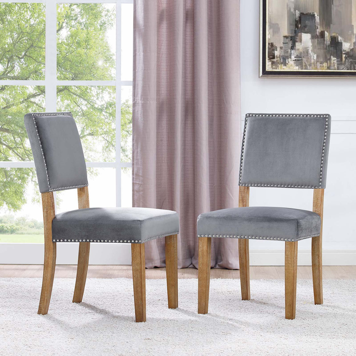 Oblige Dining Chair Wood Set Of 2