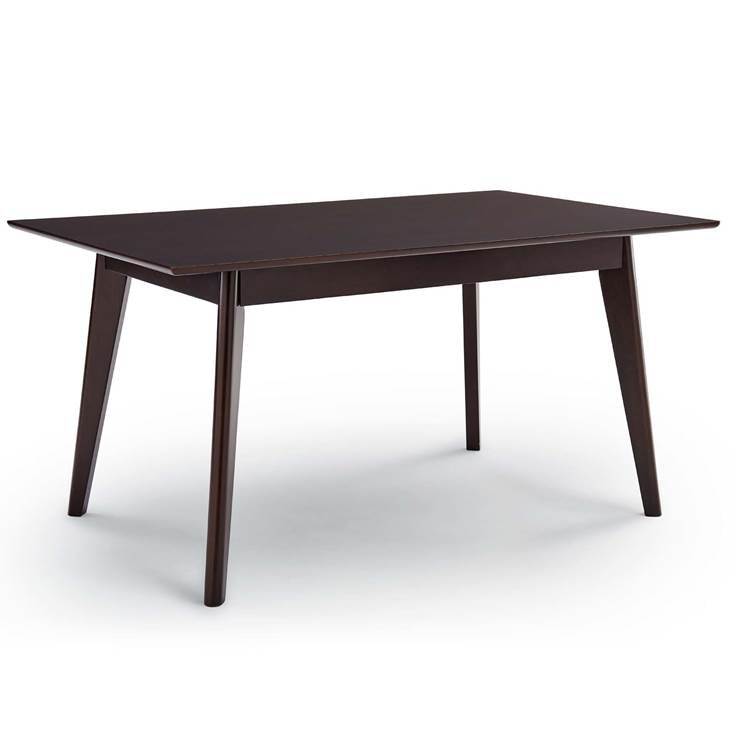 Oracle 59" Rectangle Dining Table in Cappuccino