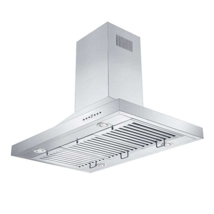 ZLINE 36 in. Remote Blower Island Mount Range Hood in Stainless Steel (GL2i-RD-36)