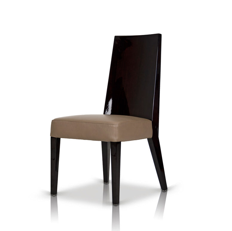 Modrest Noble - Modern Dark Brown Veneer Chair