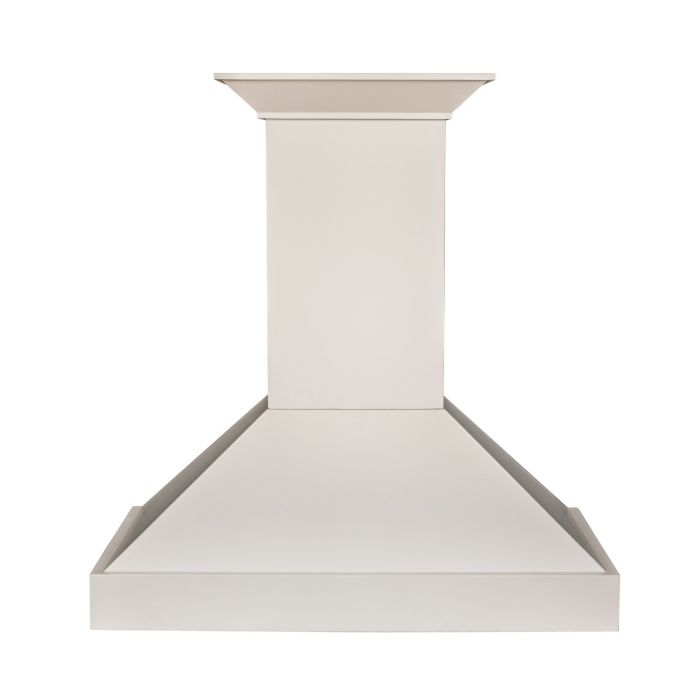 ZLINE 48 in. Wooden Wall Mount Range Hood in White