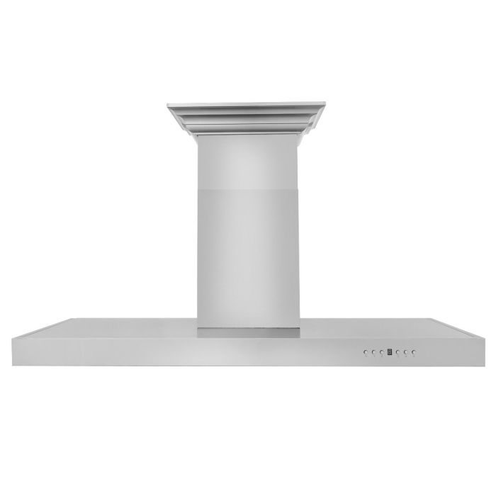 ZLINE 42 IN. Wall Mount Range Hood in Stainless Steel with Built-In CrownSound® BlueTooth Speakers (KECRN-BT-42)