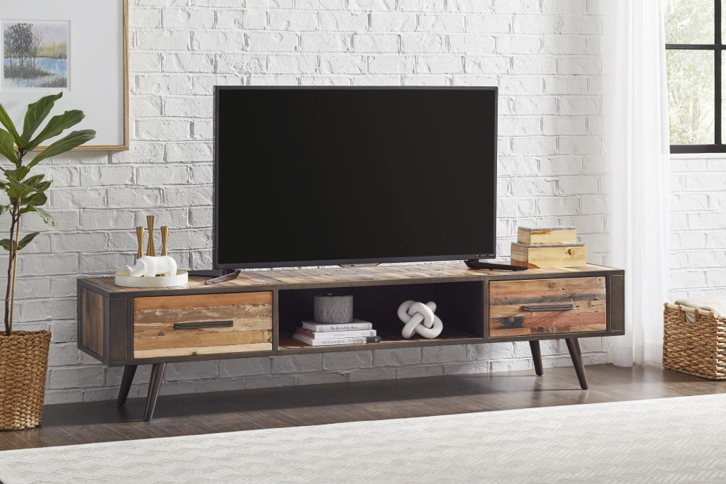 Nordic TV Dresser with 2 Drawers