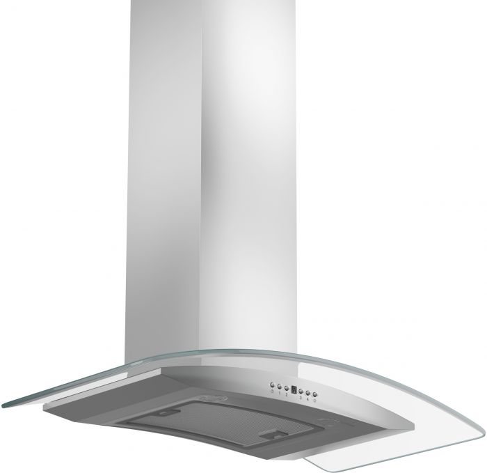 ZLINE 48 in. Wall Mount Range Hood in Stainless Steel & Glass (KN4-48)