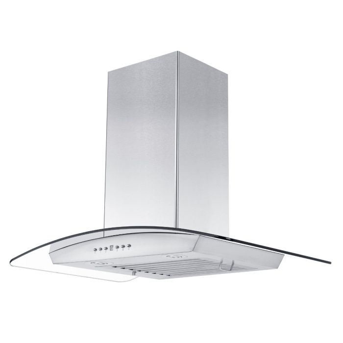 ZLINE 36 in. Wall Mount Range Hood in Stainless Steel & Glass (KZ-36)