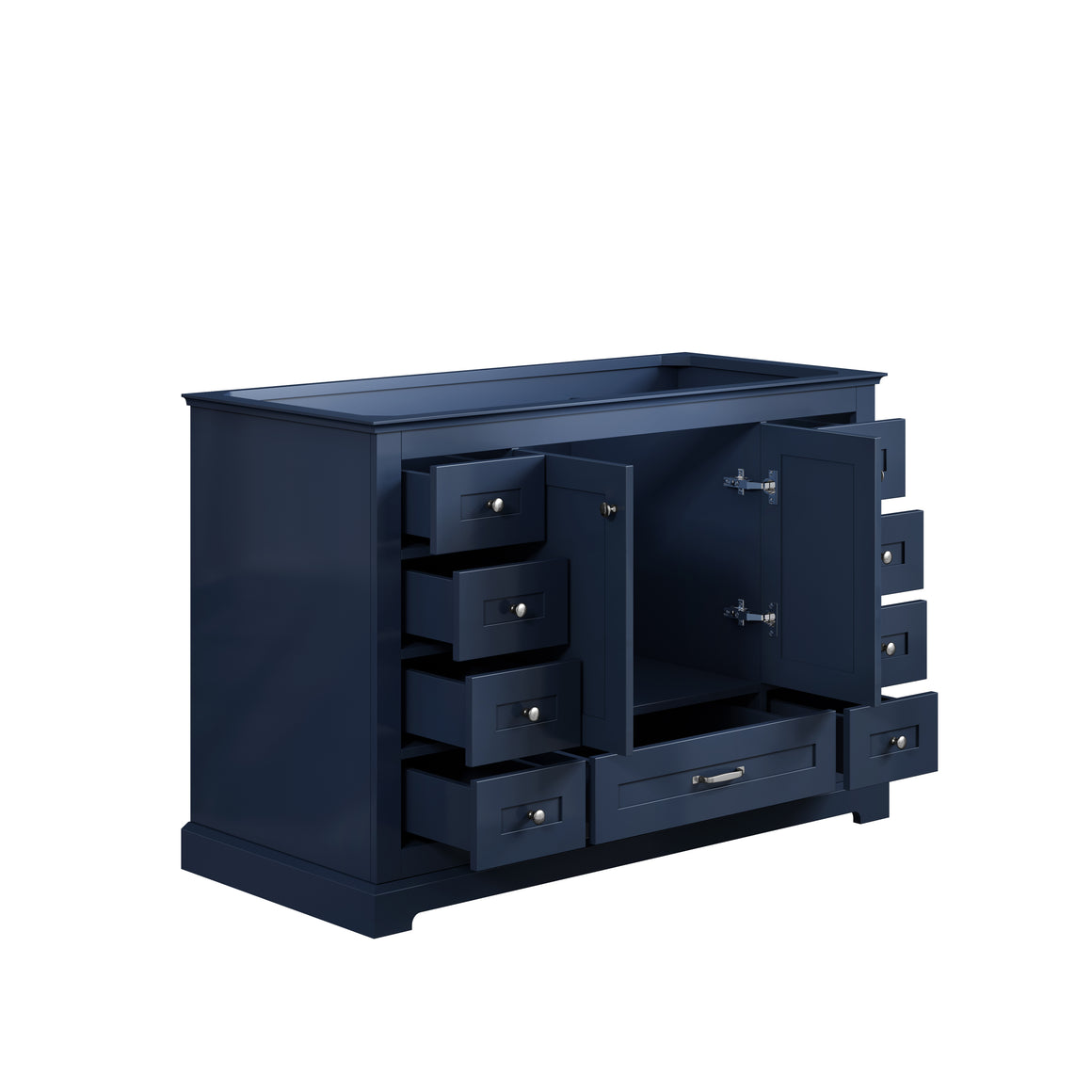 Dukes 48" Navy Blue Vanity Cabinet Only