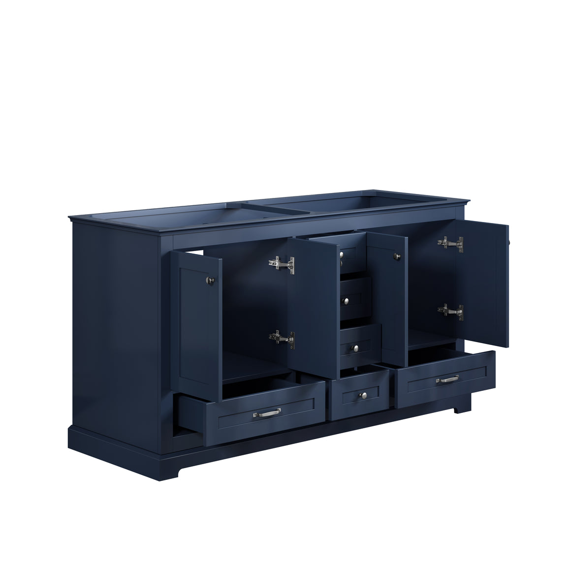 Dukes 60" Navy Blue Vanity Cabinet Only