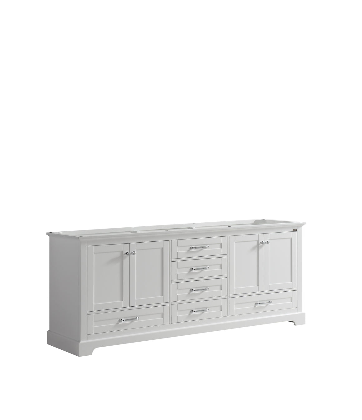 Dukes 80" Vanity Cabinet Only in White