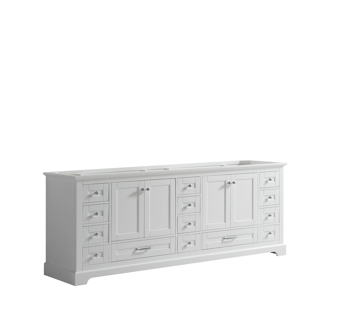 Dukes 84" Vanity Cabinet Only in White