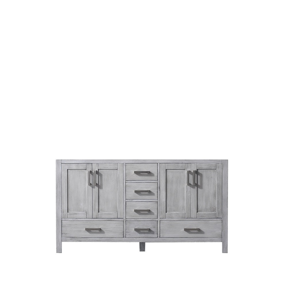 Jacques 60" Vanity Cabinet Only in Distressed Grey