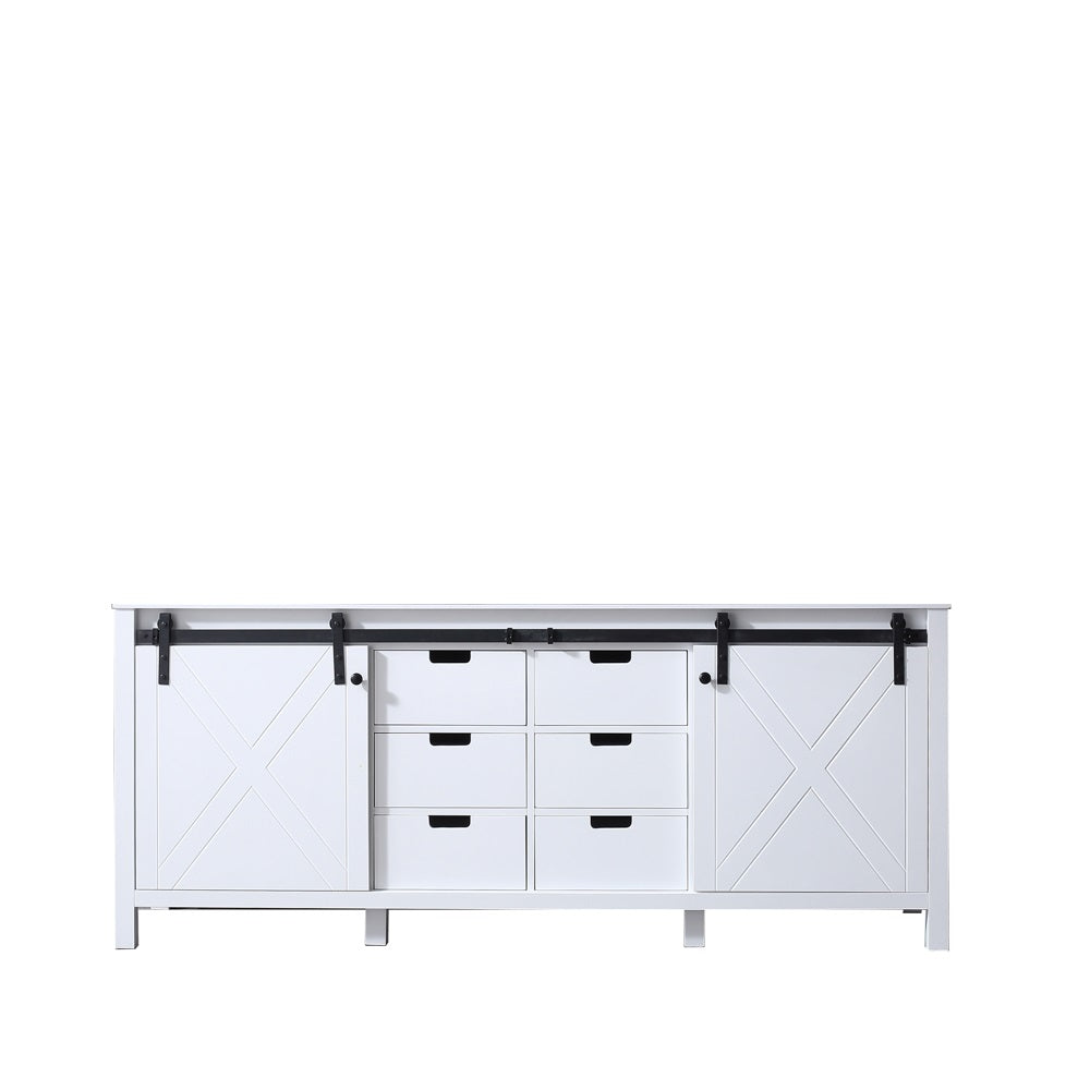 Marsyas 80" Vanity Cabinet Only in White