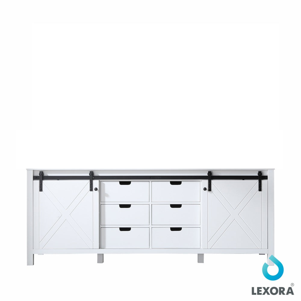 Marsyas 84" Vanity Cabinet Only in White