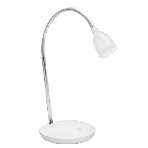 Emu Contemporary Desk Lamp in White by LumiSource