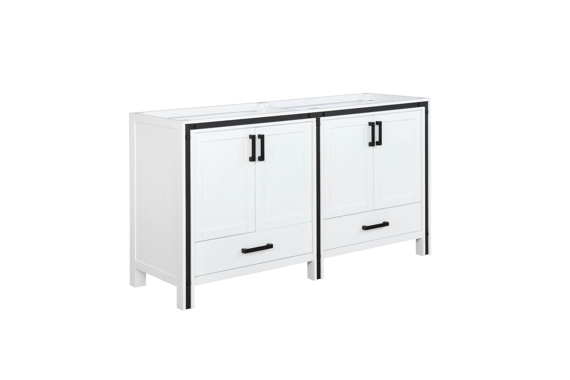 Ziva 60" White Vanity Cabinet Only