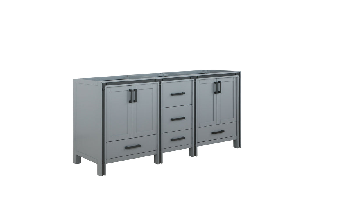 Ziva 72" Dark Grey Vanity Cabinet Only