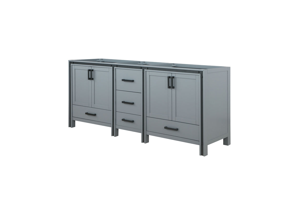 Ziva 80" Dark Grey Vanity Cabinet Only