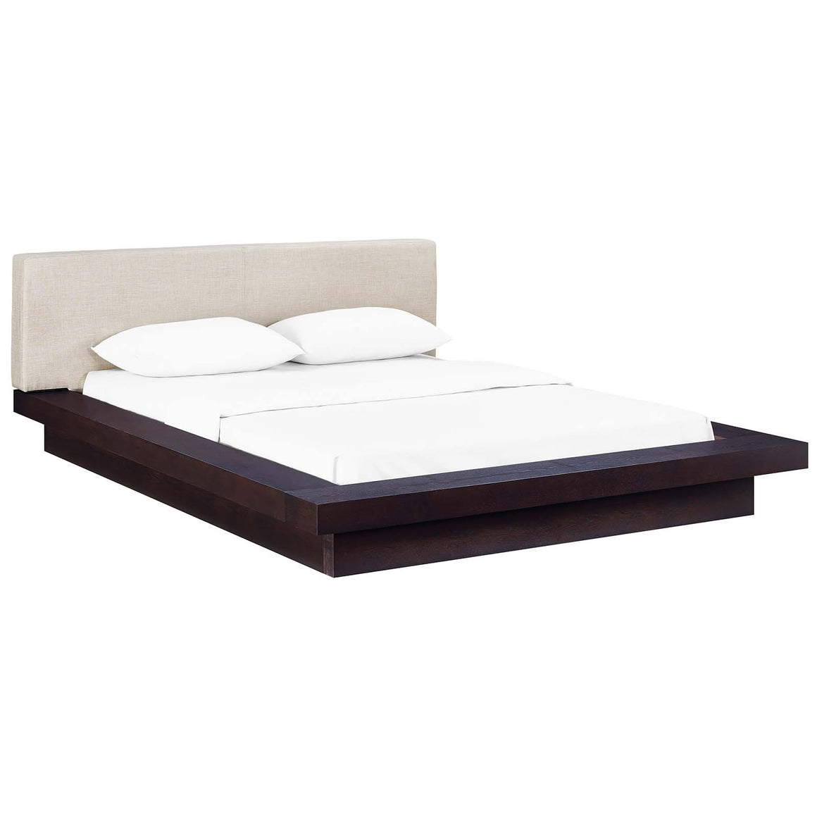 Freja Queen Fabric Platform Bed