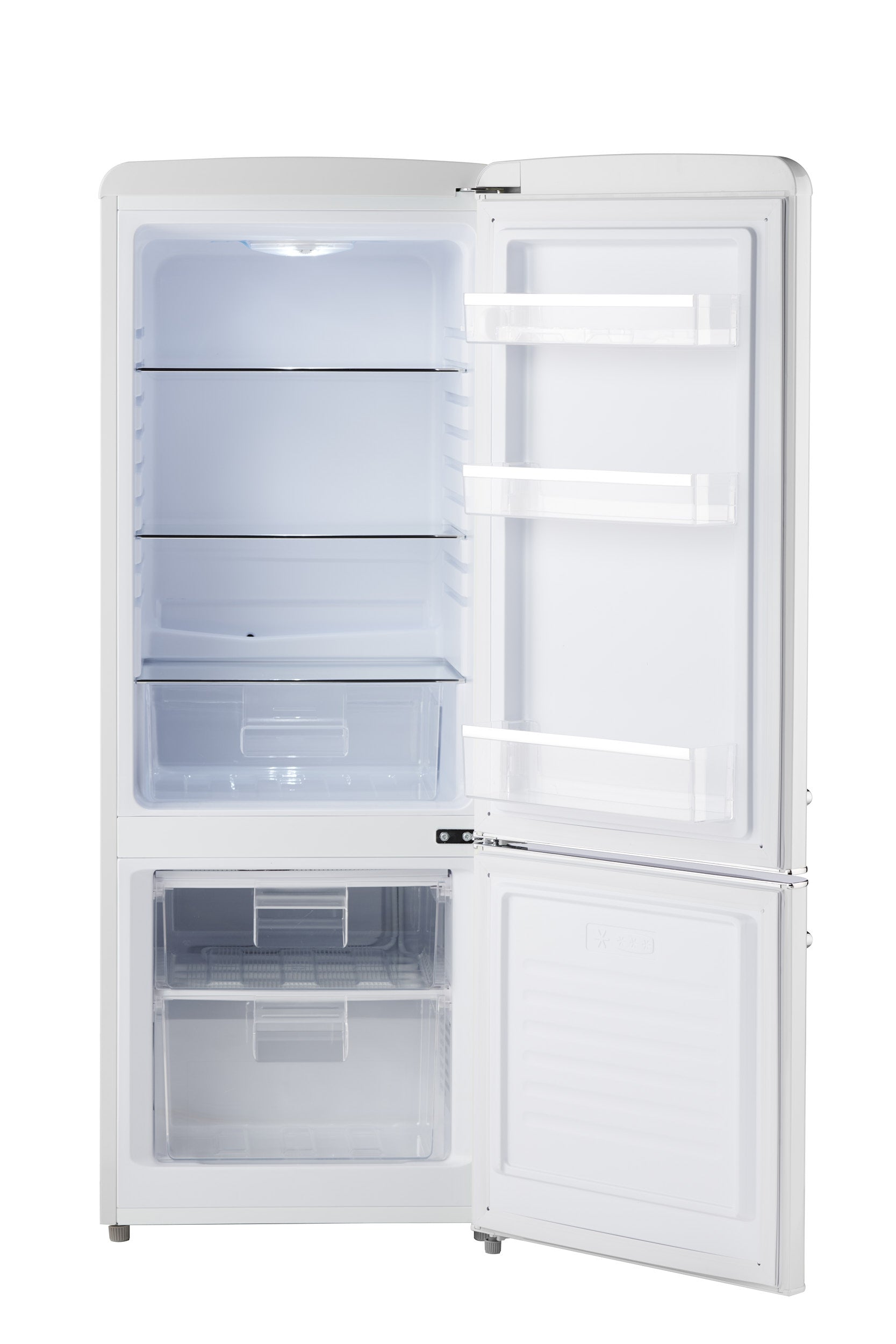 iio 7 Cu. Ft. Retro Refrigerator with Bottom Freezer - On Sale
