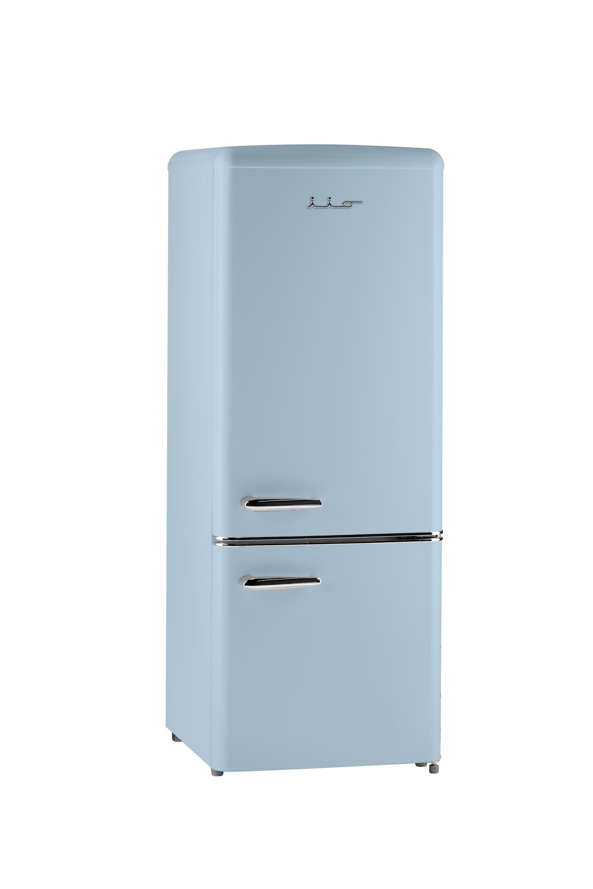 iio 7 Cu. Ft. Retro Refrigerator with Bottom Freezer in Light Blue