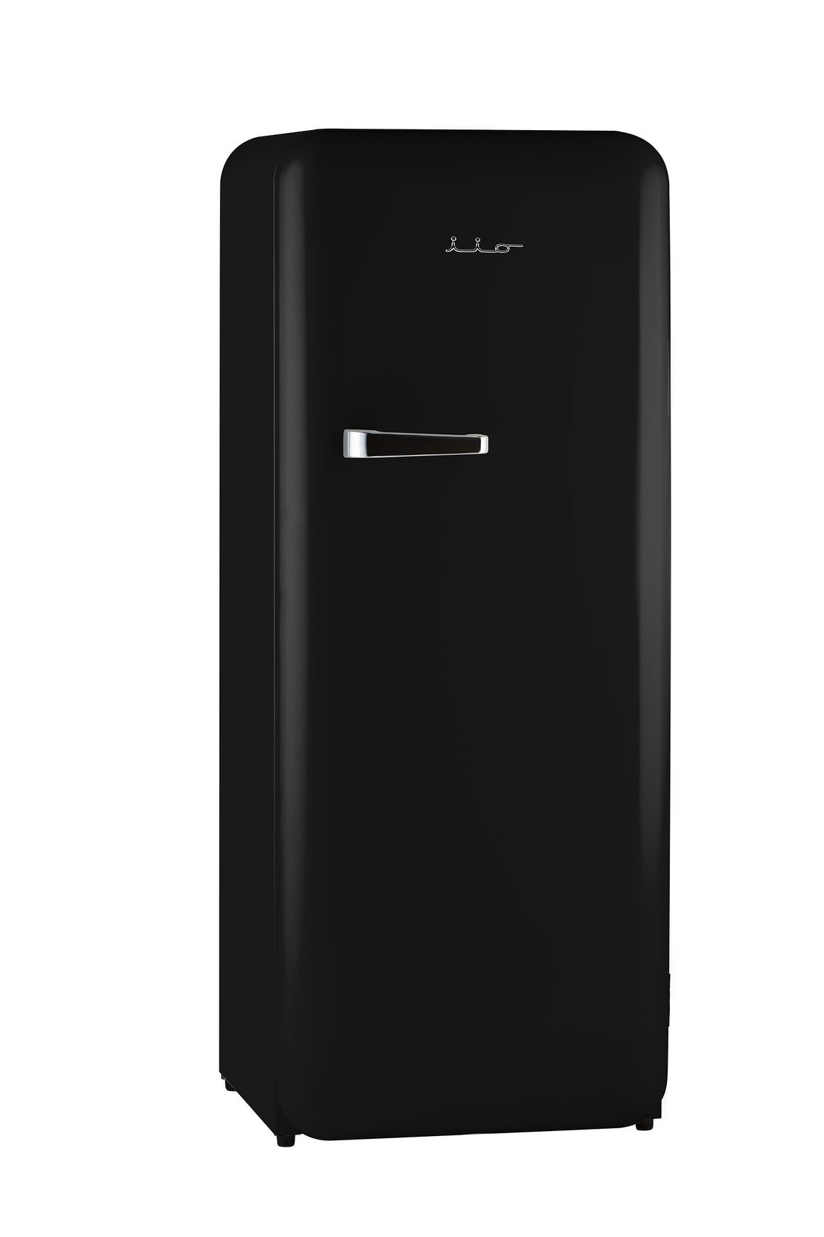 iio 10 Cu. Ft. Retro Refrigerator with Freezerette in Jet Black