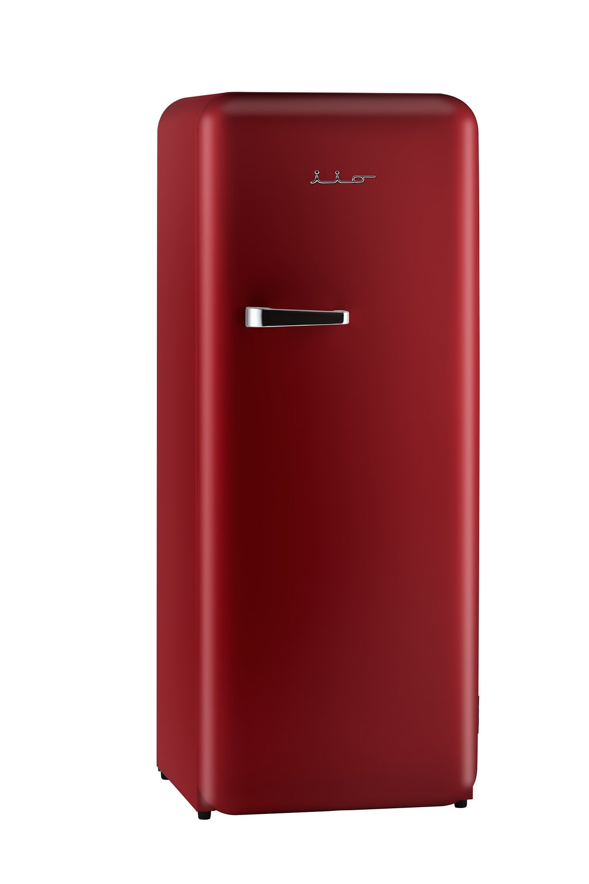 iio 10 Cu. Ft. Retro Refrigerator with Freezerette in Ruby Red
