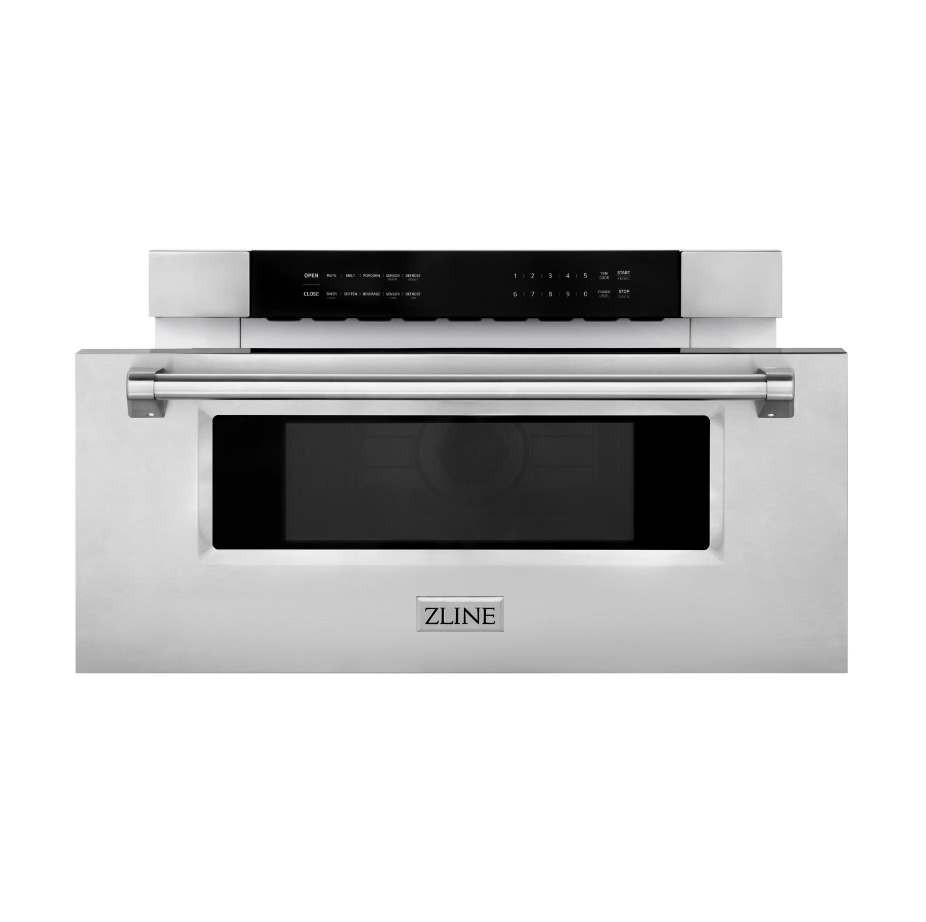 ZLINE 30" 1.2 cu. ft. Built-In Microwave Drawer in Durasnow® Stainless Steel (MWD-30-SS)