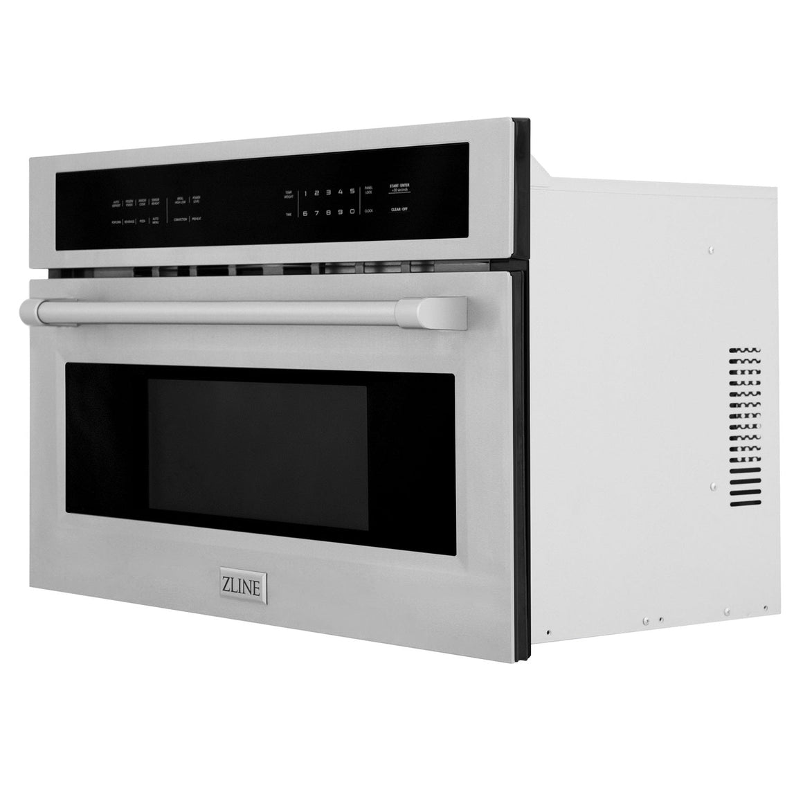 ZLINE 30" 1.6 cu ft. Built-in Convection Microwave Oven in DuraSnow® Stainless Steel with Speed and Sensor Cooking