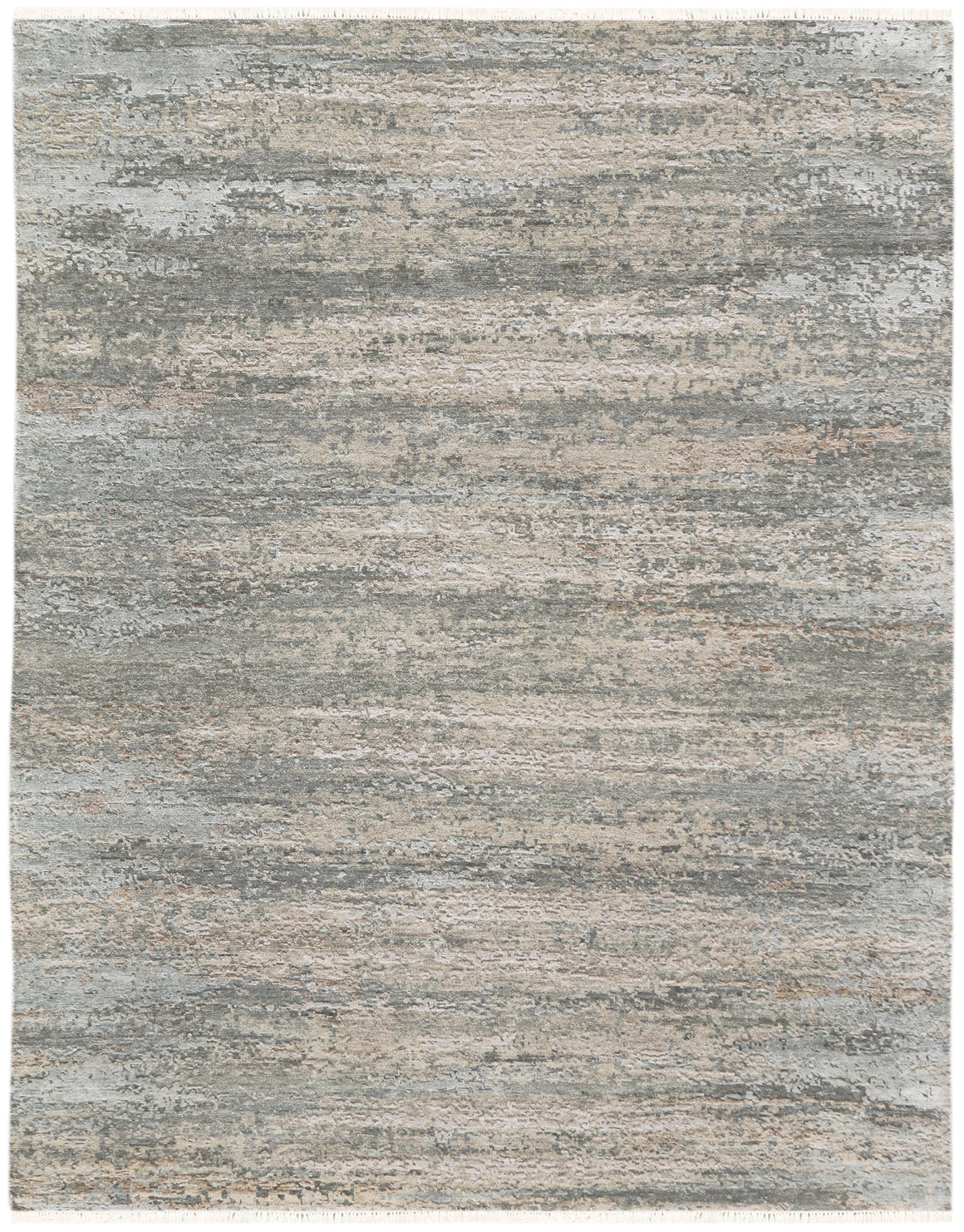 Wallace Modern Design Hand Knotted Rug 6'x9'