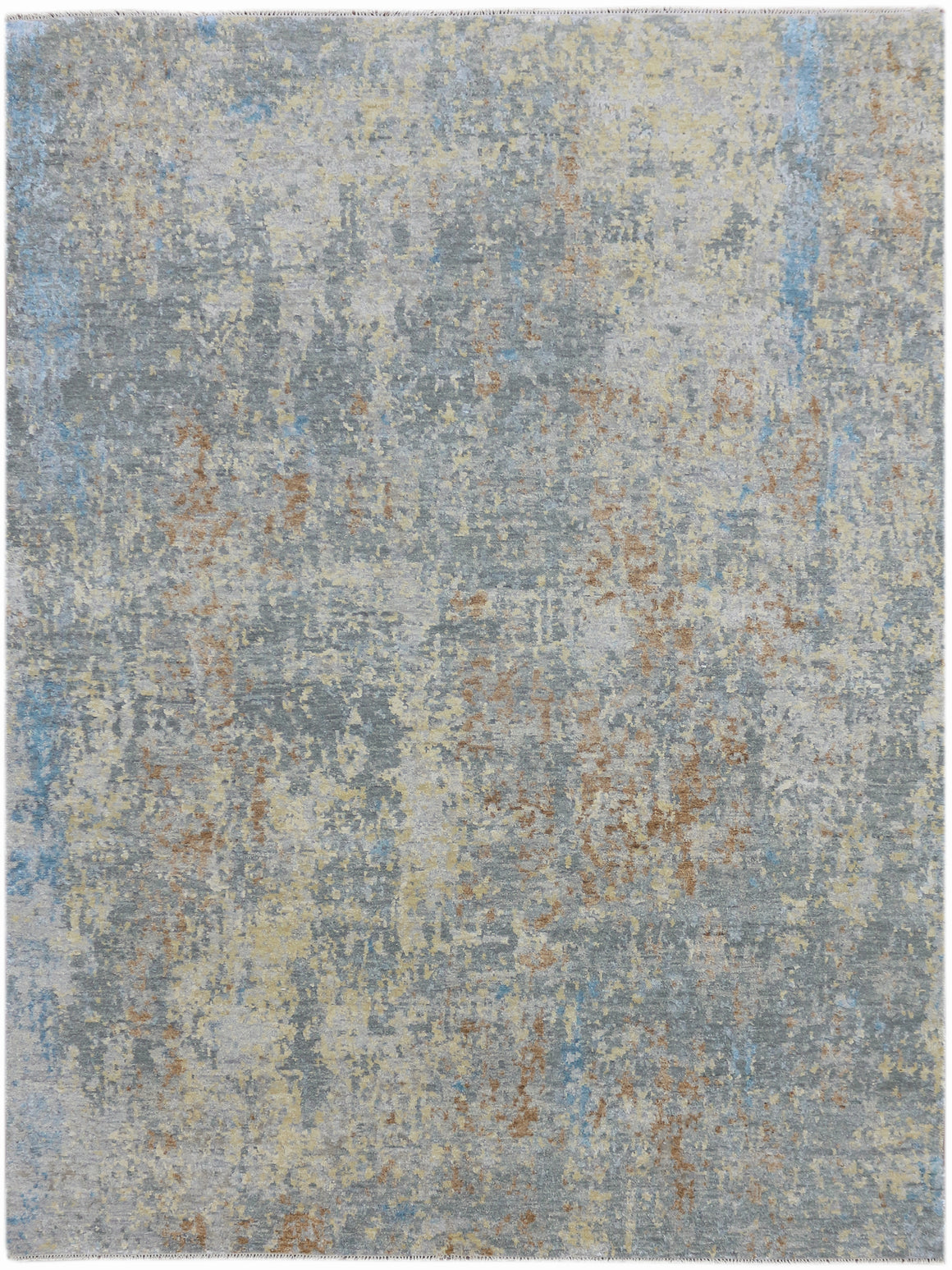 Wallace Modern Design Hand Knotted Rug 9'x12'