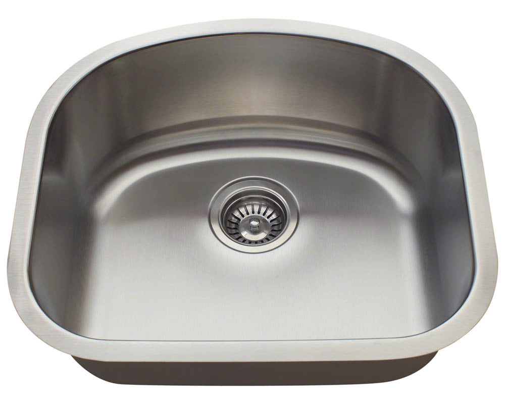 P812 D-Bowl Stainless Steel Sink