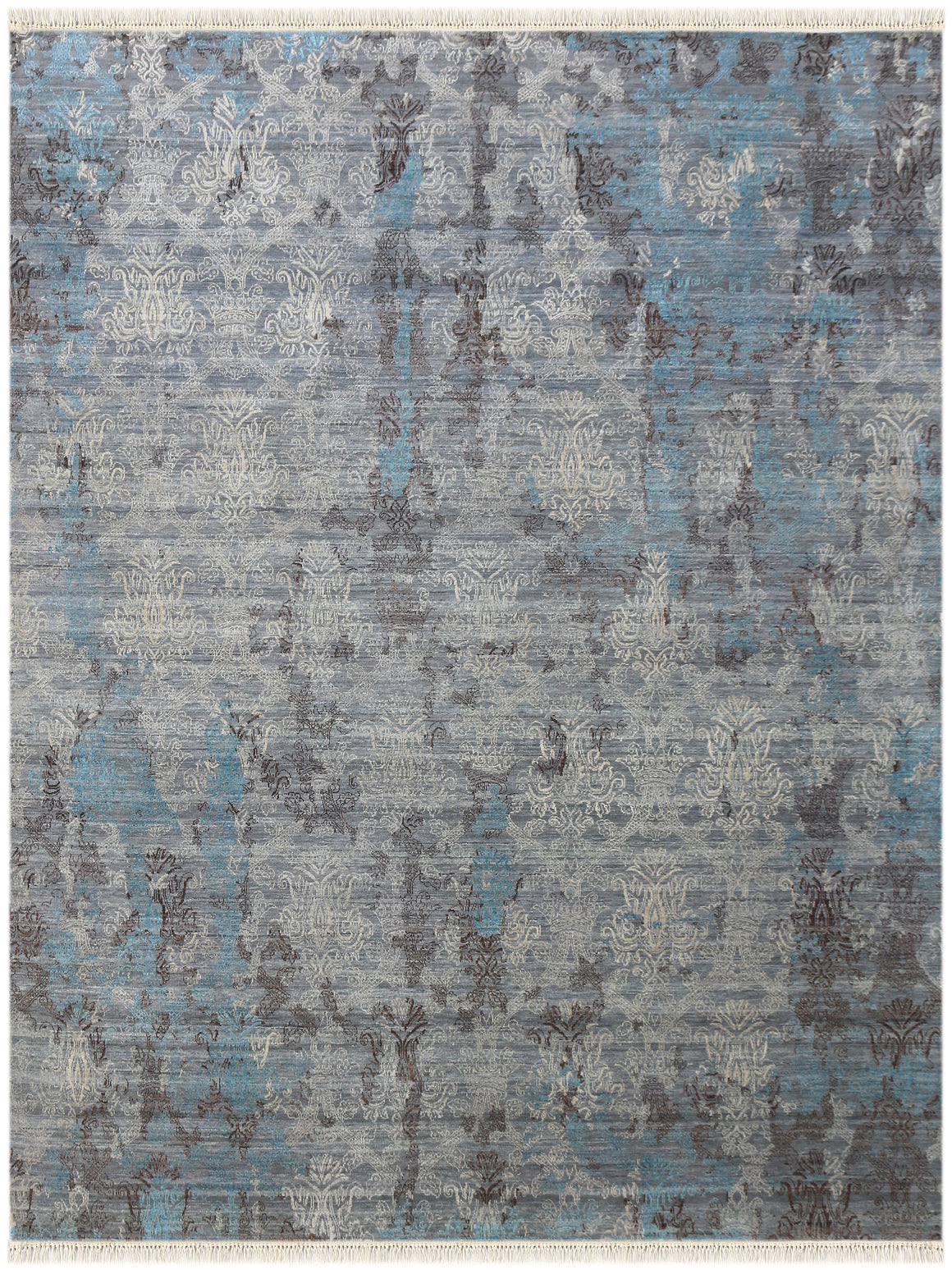 Hoeft Transitional Design Hand Knotted Rug 2'x3'