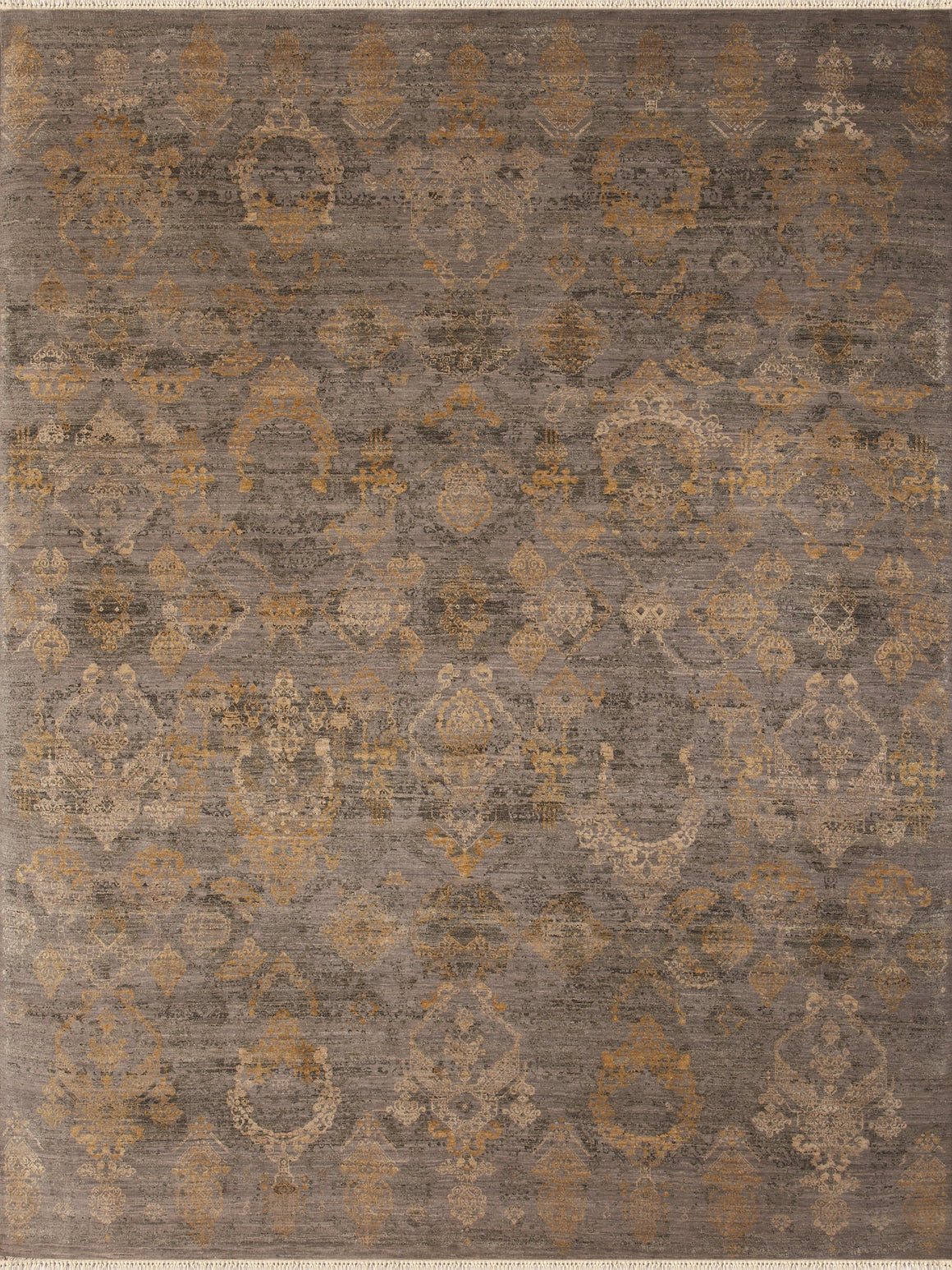 Hoeft Transitional Design Hand Knotted Rug 9'x12'