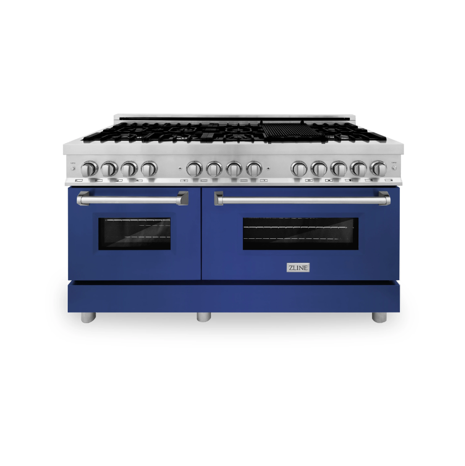 36” viking range. GAS Cobalt Blue. Used. Needs parts for Sale in