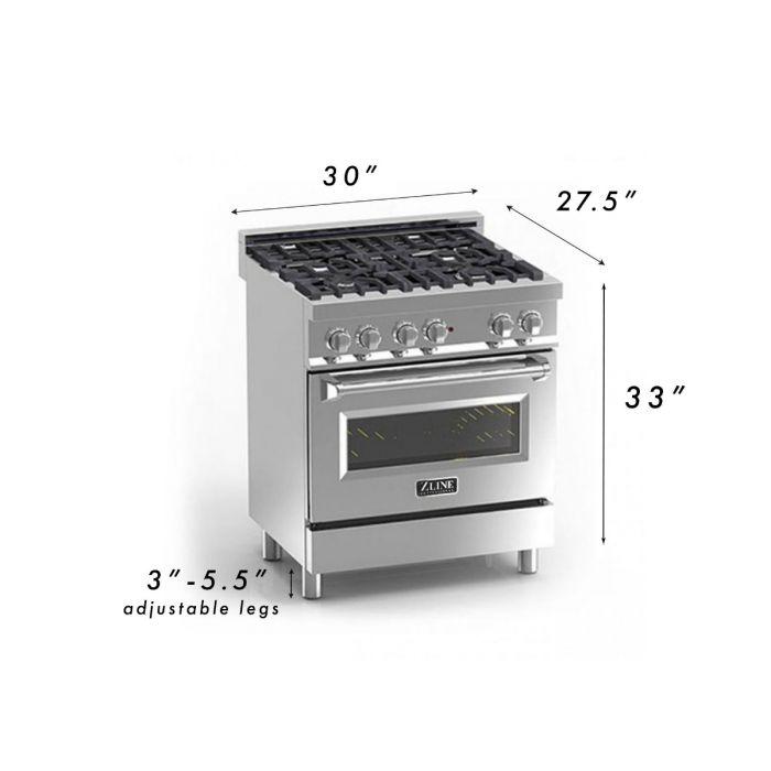 ZLINE Over The Range Microwave Oven in Stainless Steel with Traditional Handle (MWO-OTR-H-30)
