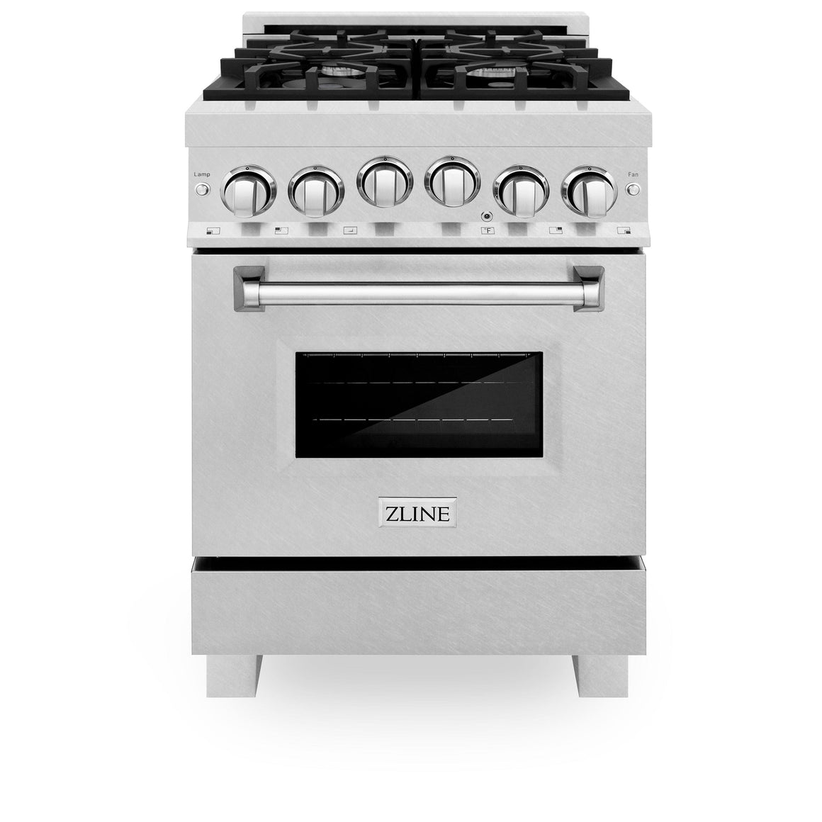 ZLINE 24" 2.8 cu. ft. Range with Gas Stove and Gas Oven in DuraSnow® Stainless Steel (RGS-SN-24)