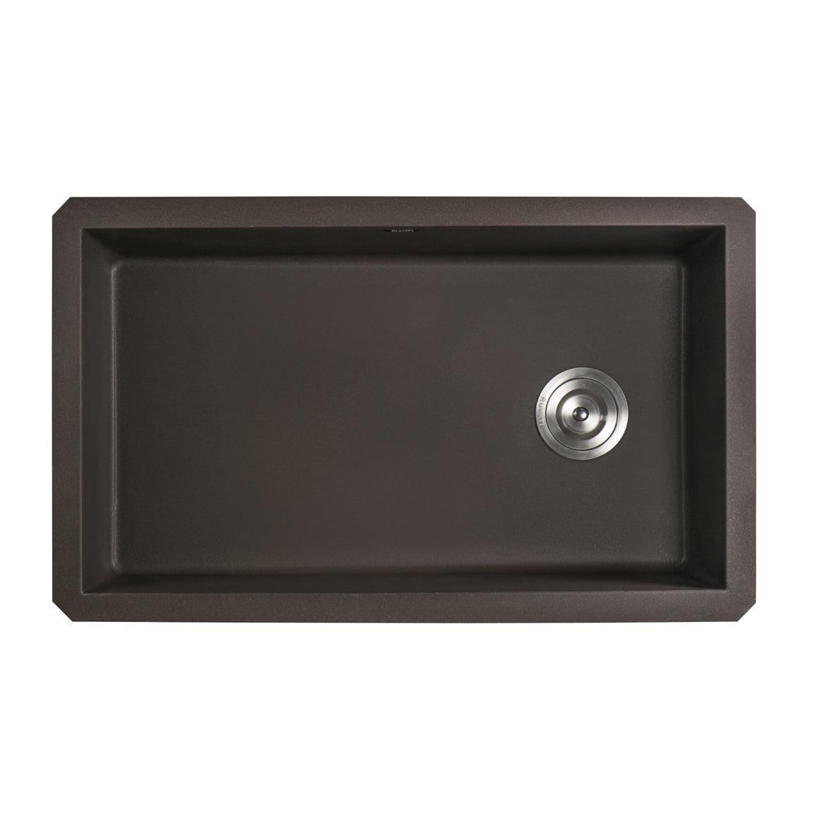 Ruvati 31 x 19 inch epiGranite Undermount Granite Composite Single Bowl Kitchen Sink - Espresso Brown - RVG2033ES