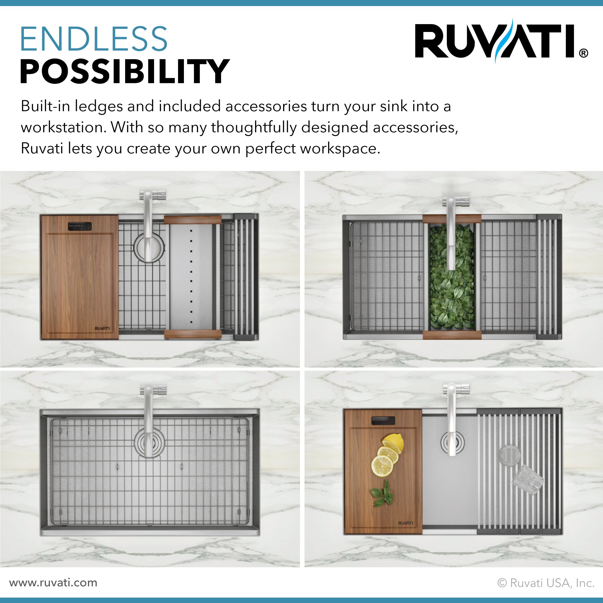 Ruvati Stainless Steel and Silicone Foldable Drying Rack for