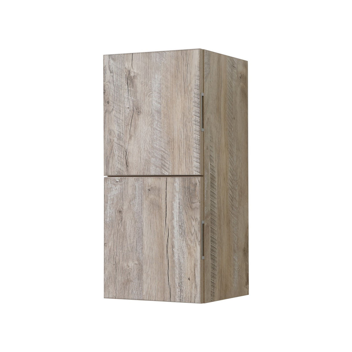 Bliss 12" Wide by 24" High Linen Side Cabinet With Two Doors in Nature Wood Finish