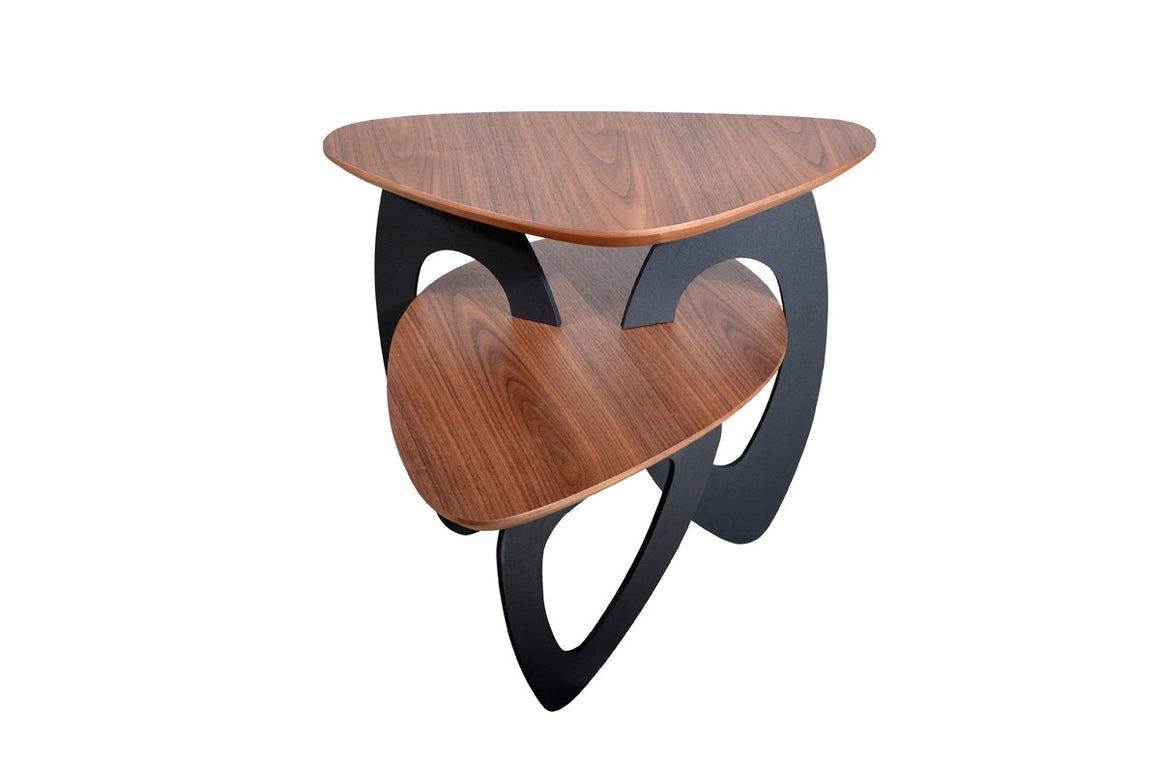 Modrest Sprig Modern Walnut End Table