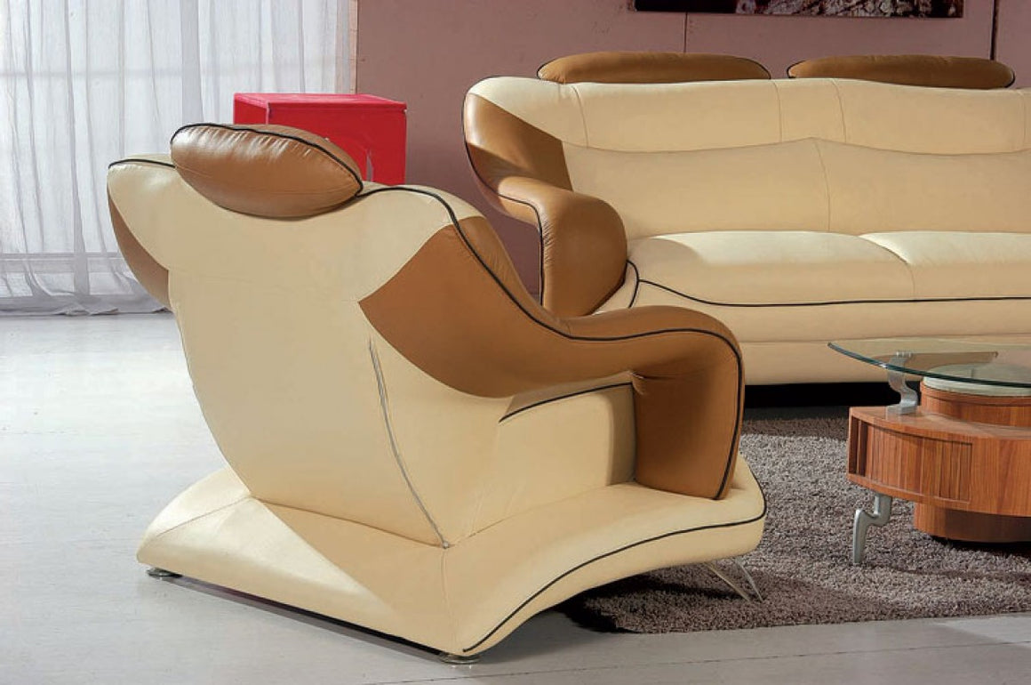 Divani Casa 7055 Modern Bonded Leather Sofa Set