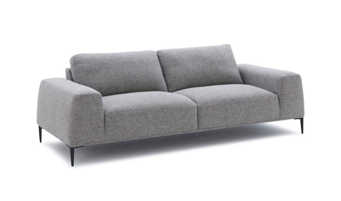 Divani Casa Arthur Modern Grey Fabric Sofa & Loveseat Set