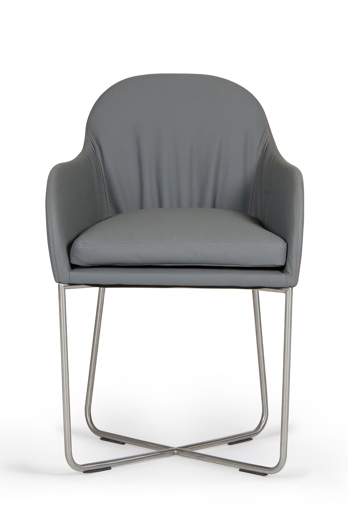 Modrest Sweeny Modern Grey Dining Chair