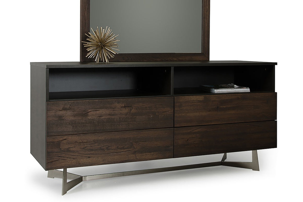 Modrest Wharton Modern Dark Aged Oak Dresser