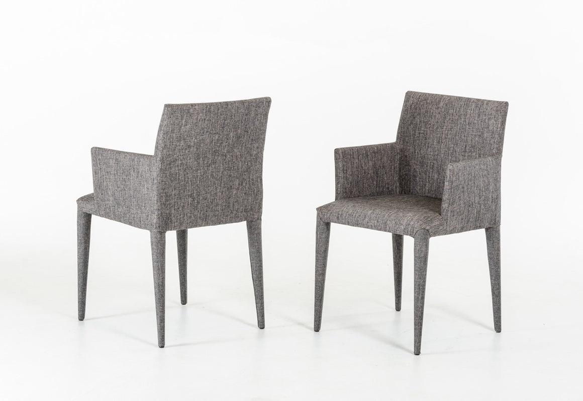 Modrest Medford Modern Grey Fabric Dining Chair