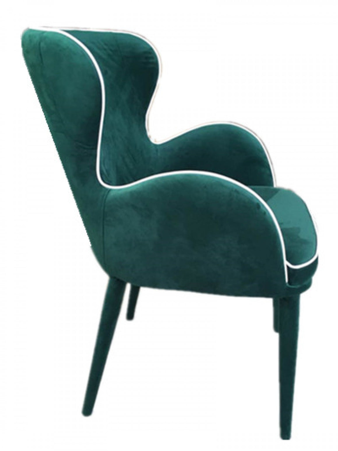 Modrest Tigard Modern Green Fabric Dining Chair