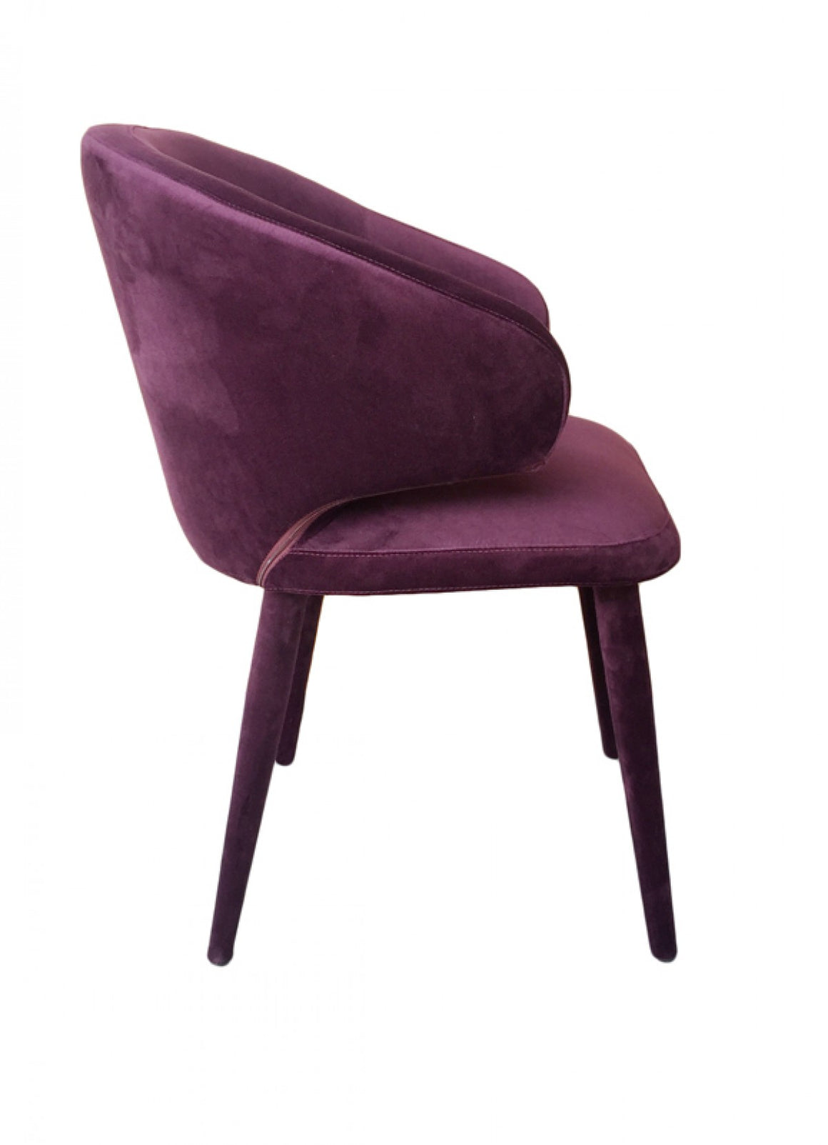 Modrest Salem Modern Purple Fabric Dining Chair