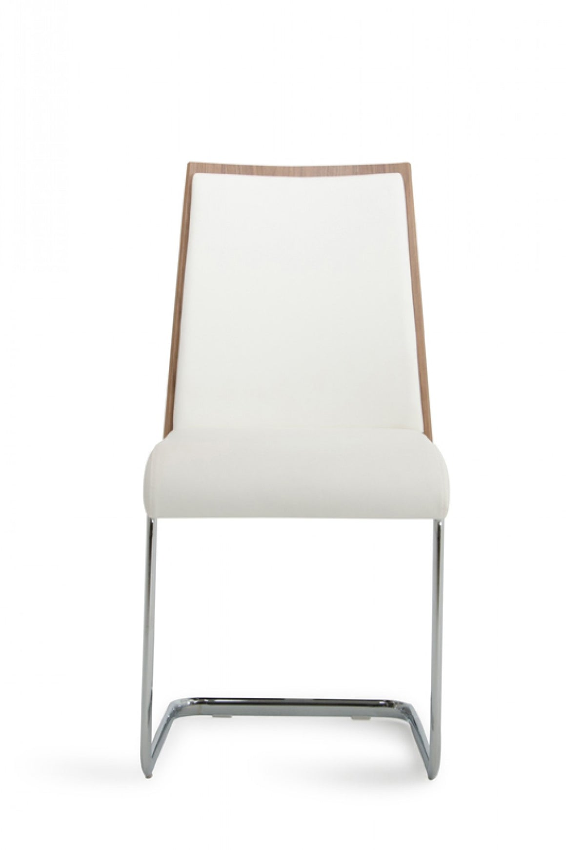 Morgan - Modern White & Walnut Dining Chair (Set of 2)