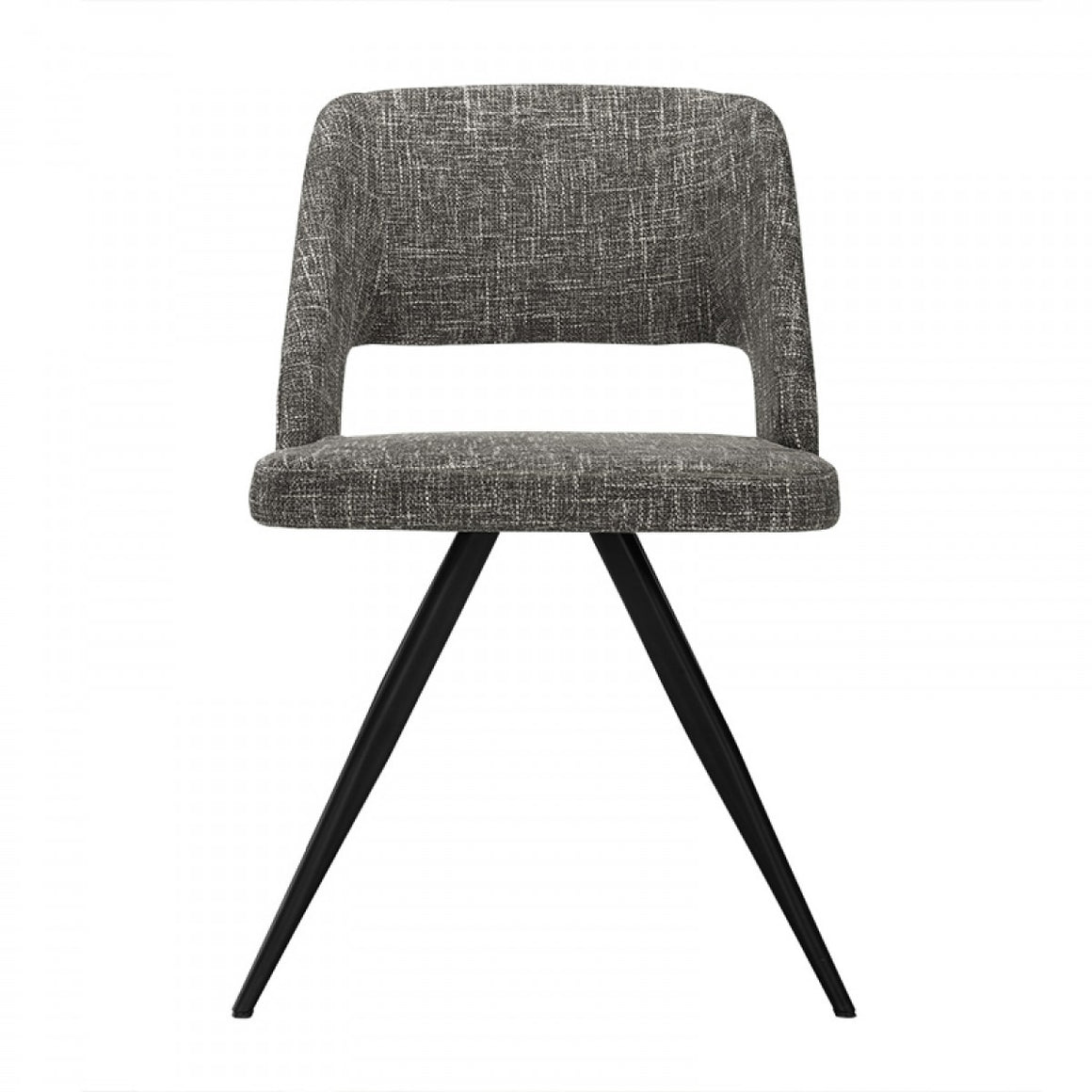 Palmer - Modern Grey Fabric Dining Chair (Set of 2)