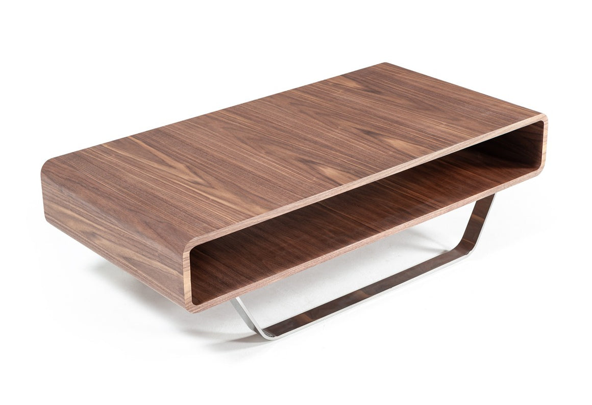 Modrest Avis - Modern Walnut Matte Coffee Table